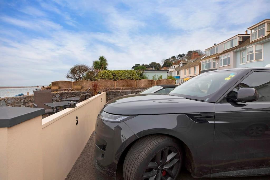 Beach Front Flat Shaldon With Parking Exterior photo